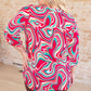 Lizzy Top in Magenta Retro Marble