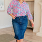 Lizzy Top in Mint and Pink Floral
