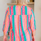 Lizzy Top in Ombre Mint Stripe