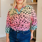 Lizzy Top in Rainbow Leopard