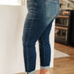 Judy Blue Midrise Cuffed Boyfriend Jeans