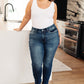 Judy Blue Midrise Cuffed Boyfriend Jeans