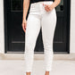 Judy Blue Mid Rise Braided Side Seam Relaxed Jeans