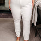 Judy Blue Mid Rise Braided Side Seam Relaxed Jeans