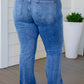 Judy Blue Mid Rise Vintage Button Fly Bootcut Jeans