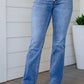 Judy Blue Mid Rise Vintage Button Fly Bootcut Jeans