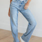 Judy Blue High Rise Viral V Front Waistband Straight Jeans