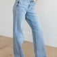 Judy Blue High Rise Viral V Front Waistband Straight Jeans