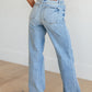 Judy Blue High Rise Viral V Front Waistband Straight Jeans