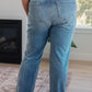 Judy Blue Mid Rise Wide Leg Jeans