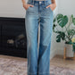 Judy Blue Mid Rise Wide Leg Jeans