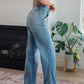 Judy Blue Mid Rise Wide Leg Jeans