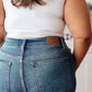 Judy Blue High Rise Distressed Straight Jeans