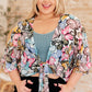 My Darling Valentina Front Tie Blouse