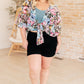 My Darling Valentina Front Tie Blouse