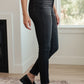 Judy Blue High Rise Tummy Control Skinny Jeans in Washed Black