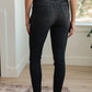 Judy Blue High Rise Tummy Control Skinny Jeans in Washed Black