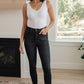 Judy Blue High Rise Tummy Control Skinny Jeans in Washed Black