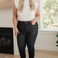 Judy Blue High Rise Tummy Control Skinny Jeans in Washed Black