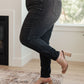 Judy Blue High Rise Tummy Control Skinny Jeans in Washed Black