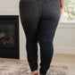 Judy Blue High Rise Tummy Control Skinny Jeans in Washed Black