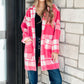 Passion in Plaid Coat in Pink