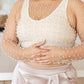 Pearl Diver Layering Top in Beige