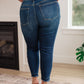 Judy Blue High Rise Release Hem Slim Jeans