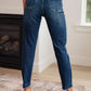 Judy Blue High Rise Release Hem Slim Jeans