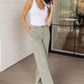 Judy Blue High Rise Front Seam Straight Jeans in Sage