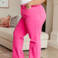 Judy Blue High Rise Garment Dyed 90's Straight Jeans - Pink