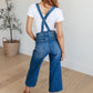 Judy Blue Crop Wide Leg Denim Overalls