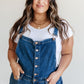 Judy Blue Crop Wide Leg Denim Overalls