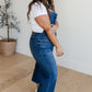 Judy Blue Crop Wide Leg Denim Overalls