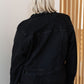 Reese Rhinestone Denim Jacket in Black