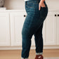 Rowena High Rise Pull On Double Cuff Slim Jeans