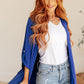 Cali Blouse in Royal Blue