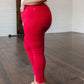 Judy Blue High Rise Control Top Garment Dyed Skinny Jeans in Ruby