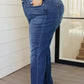 Ruth High Rise Release Hem Straight Jeans