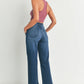 PREORDER: Patch Pocket Wide Leg Jeans in Four Colors