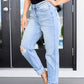 Judy Blue Mid Rise Star Pocket Boyfriend Jeans