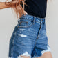 Judy Blue High Rise Rigid Magic Distressed Cutoff Shorts