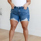 Judy Blue High Rise Rigid Magic Distressed Cutoff Shorts