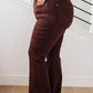 Judy Blue High Rise Tummy Control Flare Jeans in Espresso