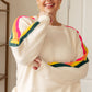 Songs About Rainbows Striped Sweater