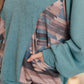 Southwest Sunrise Patchwork Hoodie