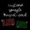 Spangle Bling Custom Word Hoodie