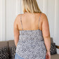 Spots N Lace Camisole In White