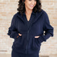 Sun or Shade Zip Up Jacket in Navy