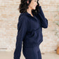 Sun or Shade Zip Up Jacket in Navy